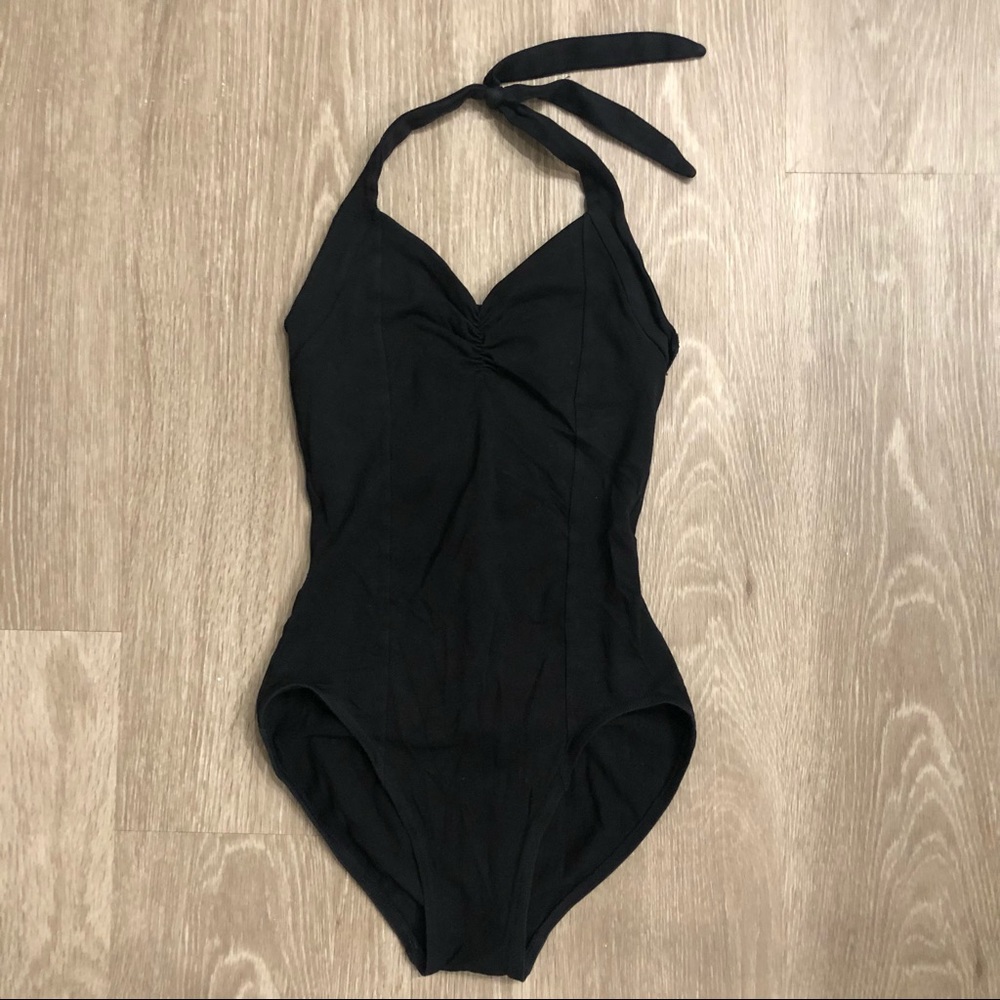 Capezio Halter Open-Back Leotard